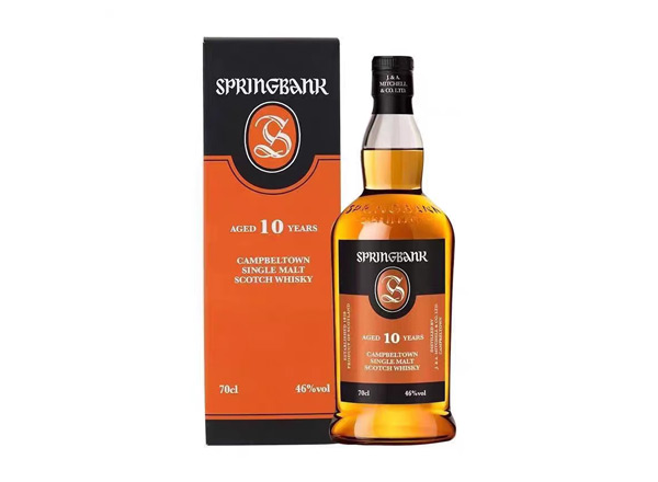 昆明收购云顶10年威士忌SpringBank云顶10年700ml回收洋酒行货行情价格