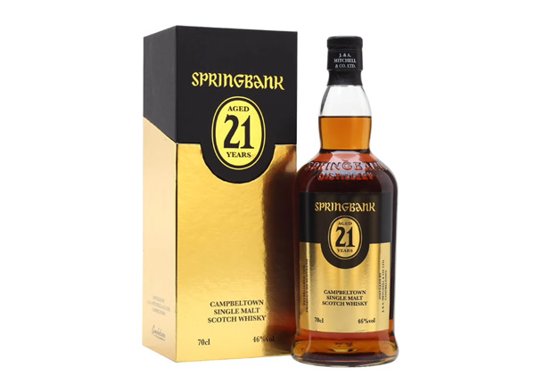 昆明SpringBank云顶21年威士忌回收苏格兰单一麦芽威士忌700ml进口洋酒收购