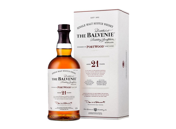 昆明回收百富威士忌21年波特桶陈酿The Balvenie Portwood Single百富洋酒收购行情价格