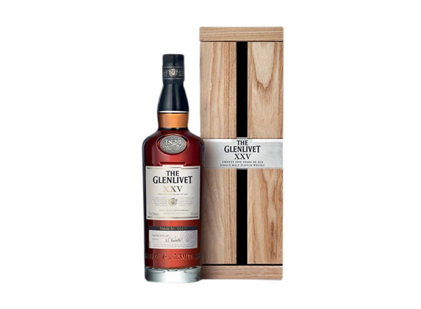 昆明格兰威特威士忌回收格兰威特25年陈酿威士忌The Glenlivet XXV洋酒上门收购